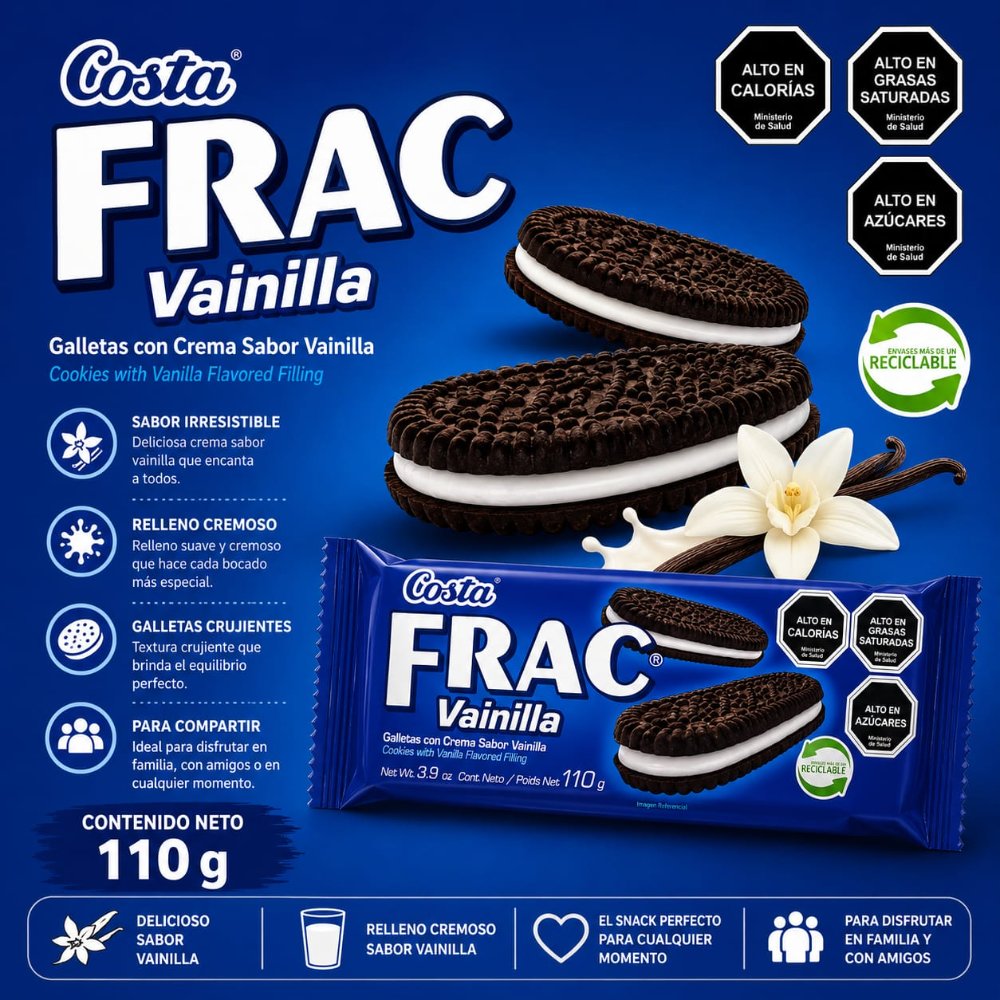Galleta Frac Vainilla 110 g