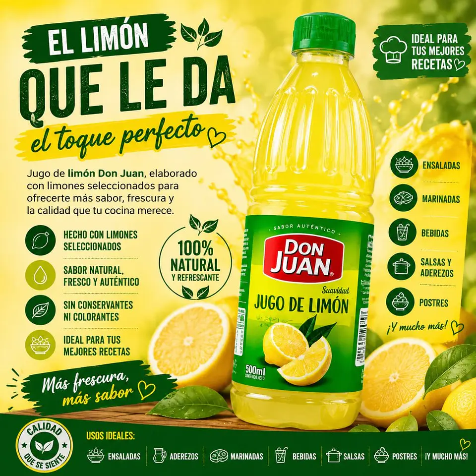 Jugo de Limón Don Juan 500ml 1
