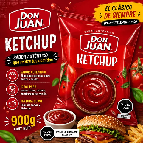 Ketchup Don Juan 900g