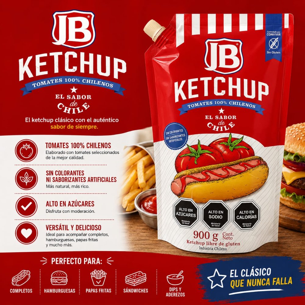 Ketchup JB 900g
