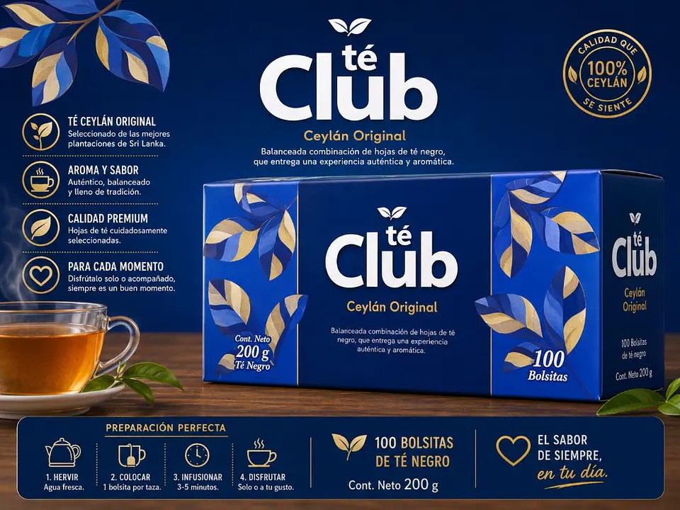 Té Club 100 bolsitas  1