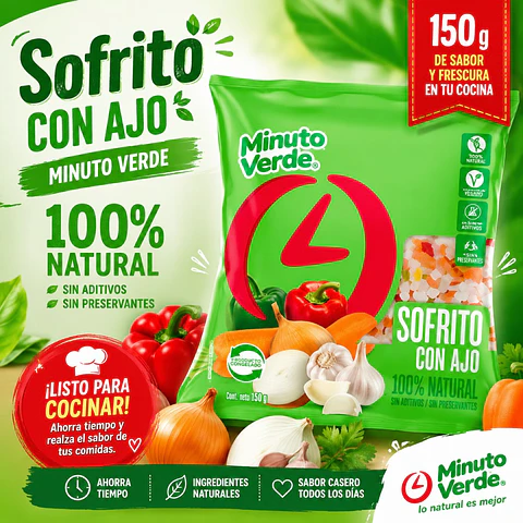 Sofrito con Ajo Minuto Verde 150g
