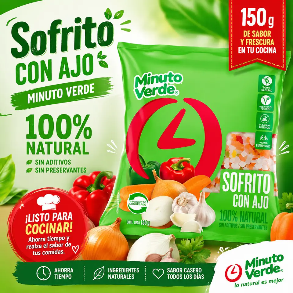 Sofrito con Ajo Minuto Verde 150g 1