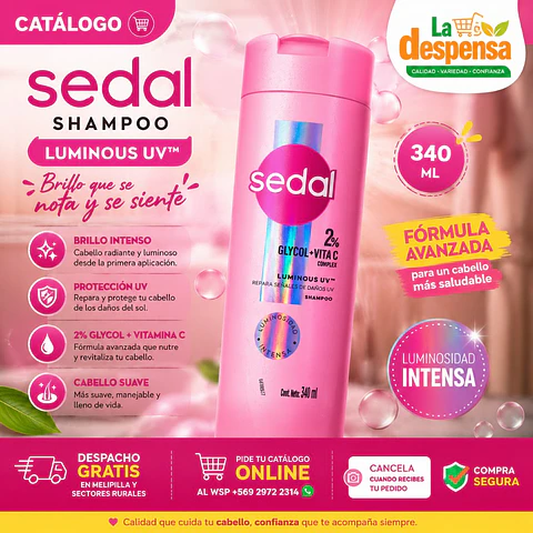 Shampoo Sedal Luminous UV 340ml