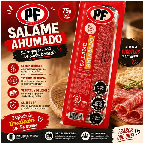 Salame Ahumado PF 75g