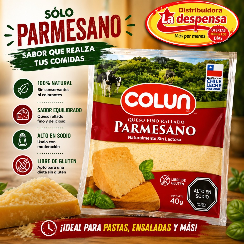 QUESO RALLADO COLUN 40GR (30)