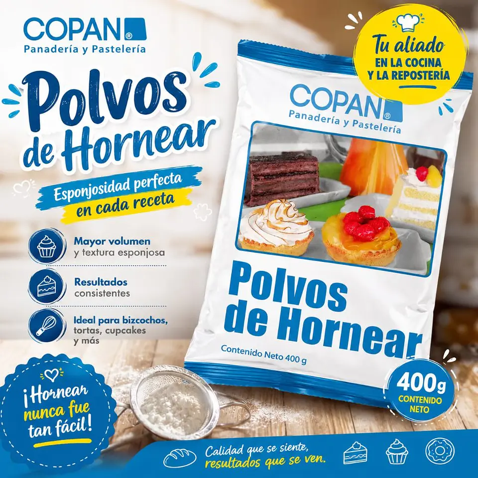 Polvos de Hornear COPAN 400g 1