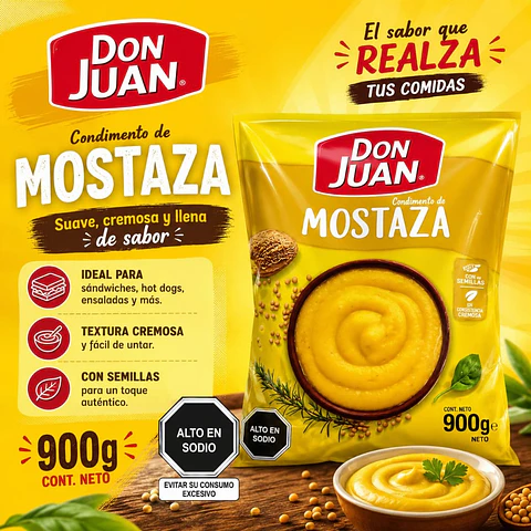 Mostaza Don Juan 900g