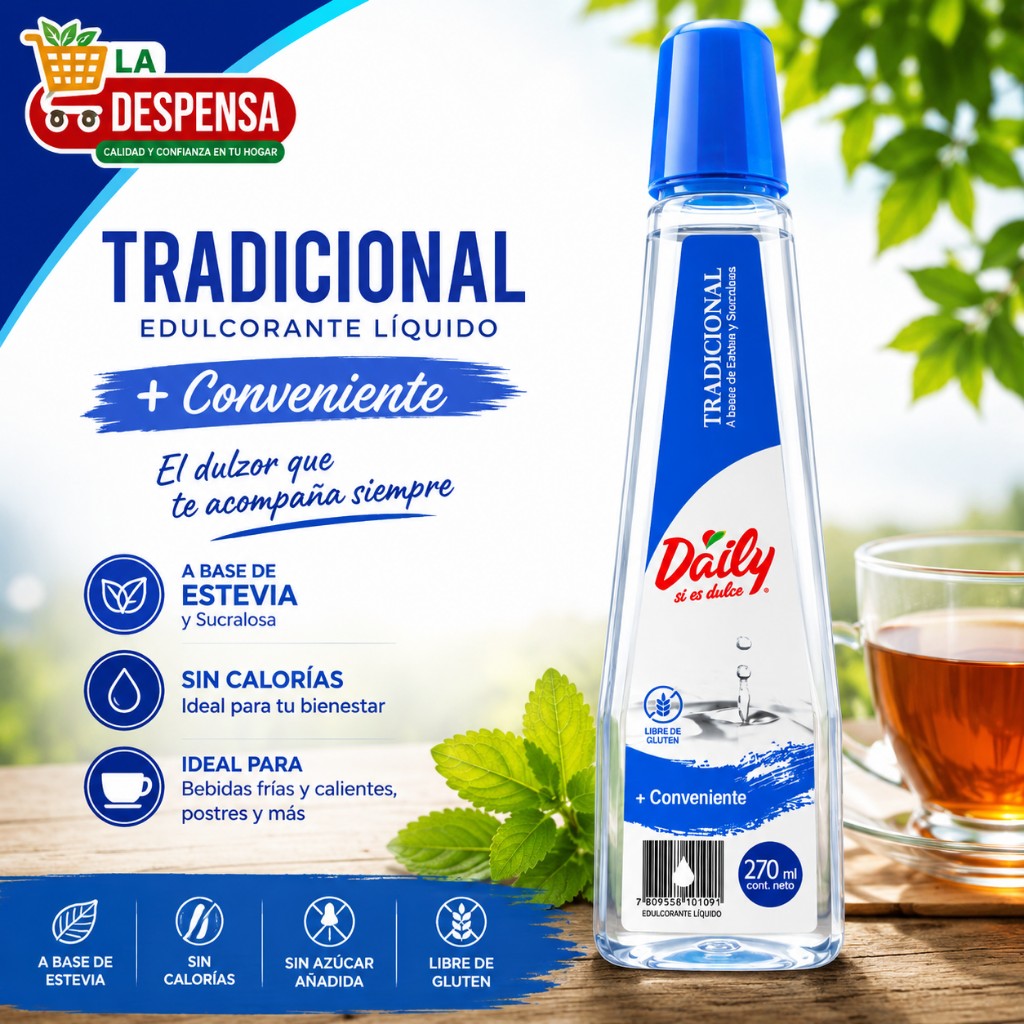 Endulzante Líquido Daily 270 ml