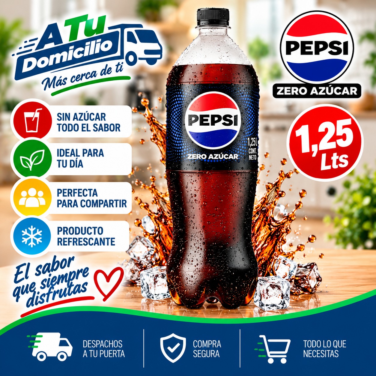 Pepsi Zero 1,25 L