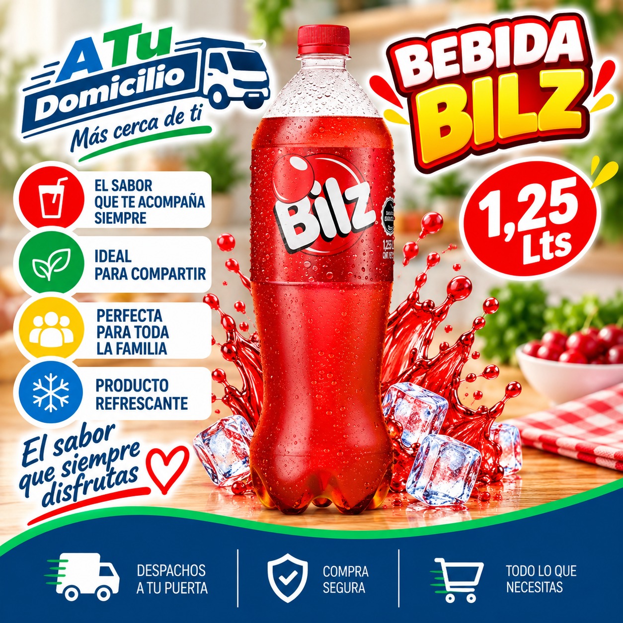 Bebida Bilz Desechable, 1.5Lts