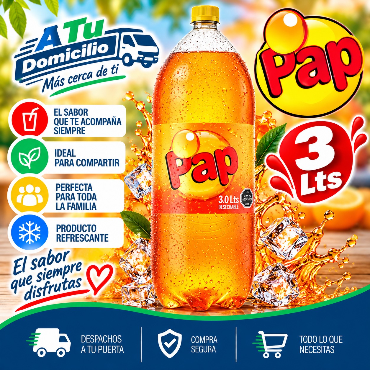 Bebida Pap 3 L