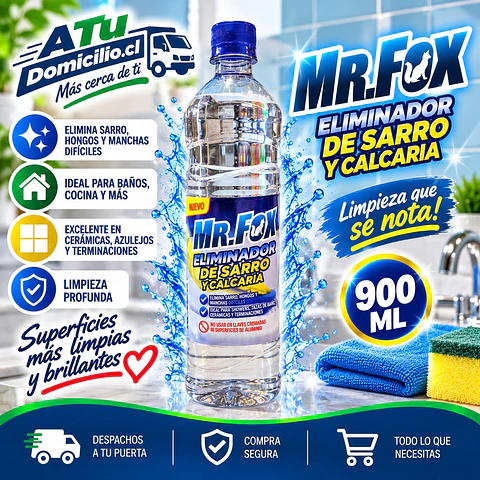 Eliminador de Sarro y Calcaria Mr. Fox