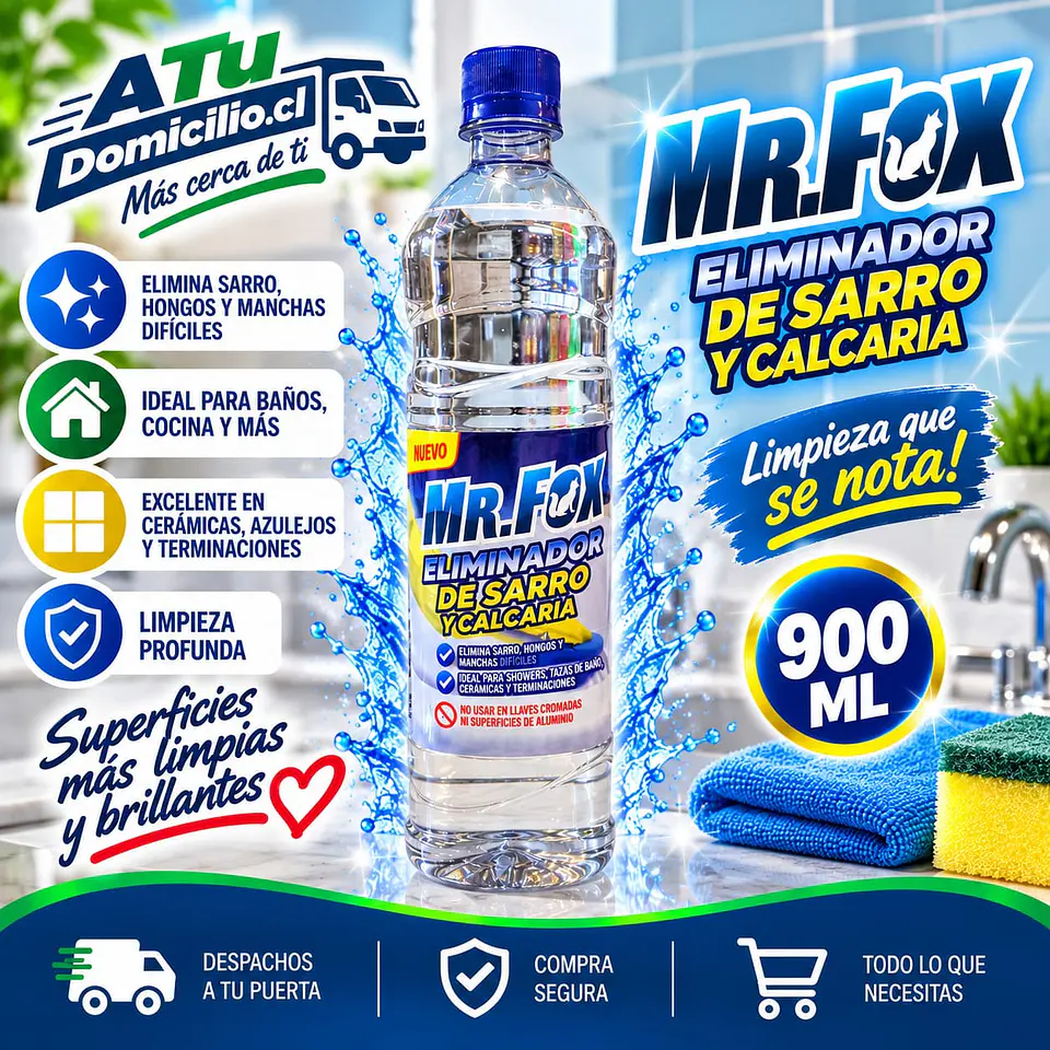 Eliminador de Sarro y Calcaria Mr. Fox 1