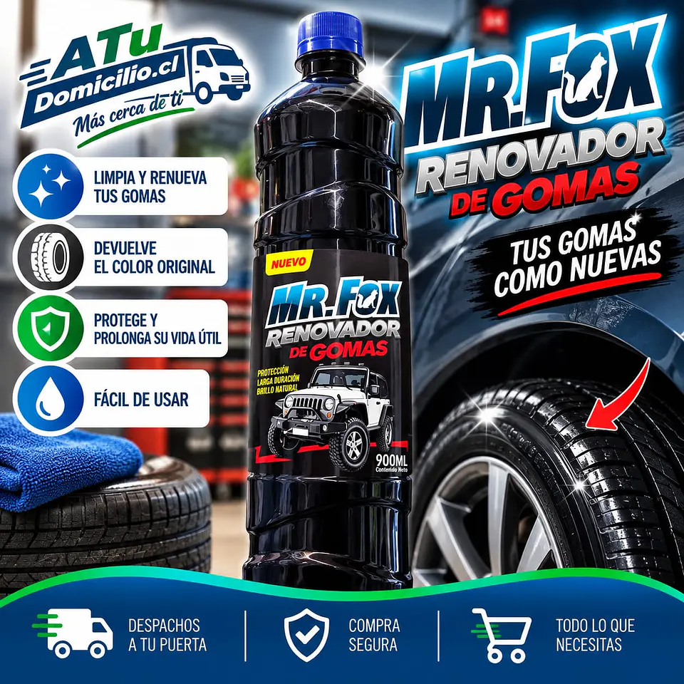Renovador de Gomas Mr. Fox 900 ml 1