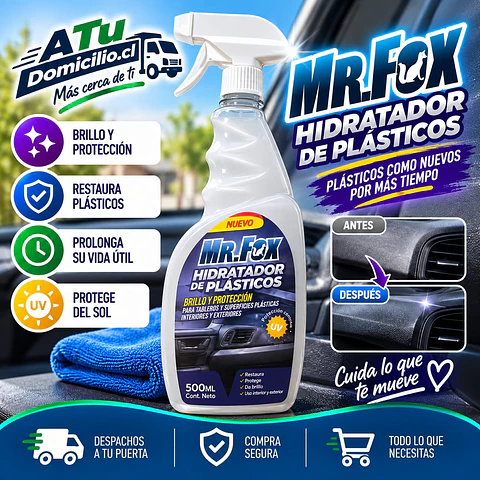 Hidratador de Plásticos Mr. Fox 500 ml