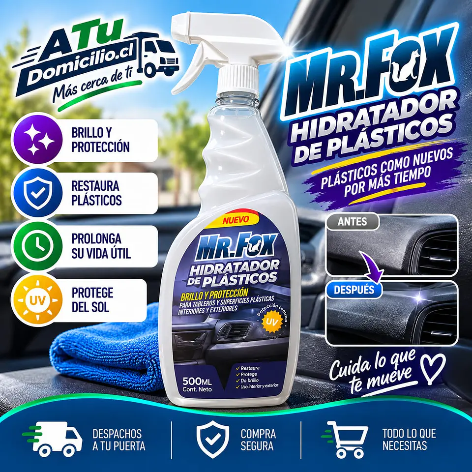 Hidratador de Plásticos Mr. Fox 500 ml 1
