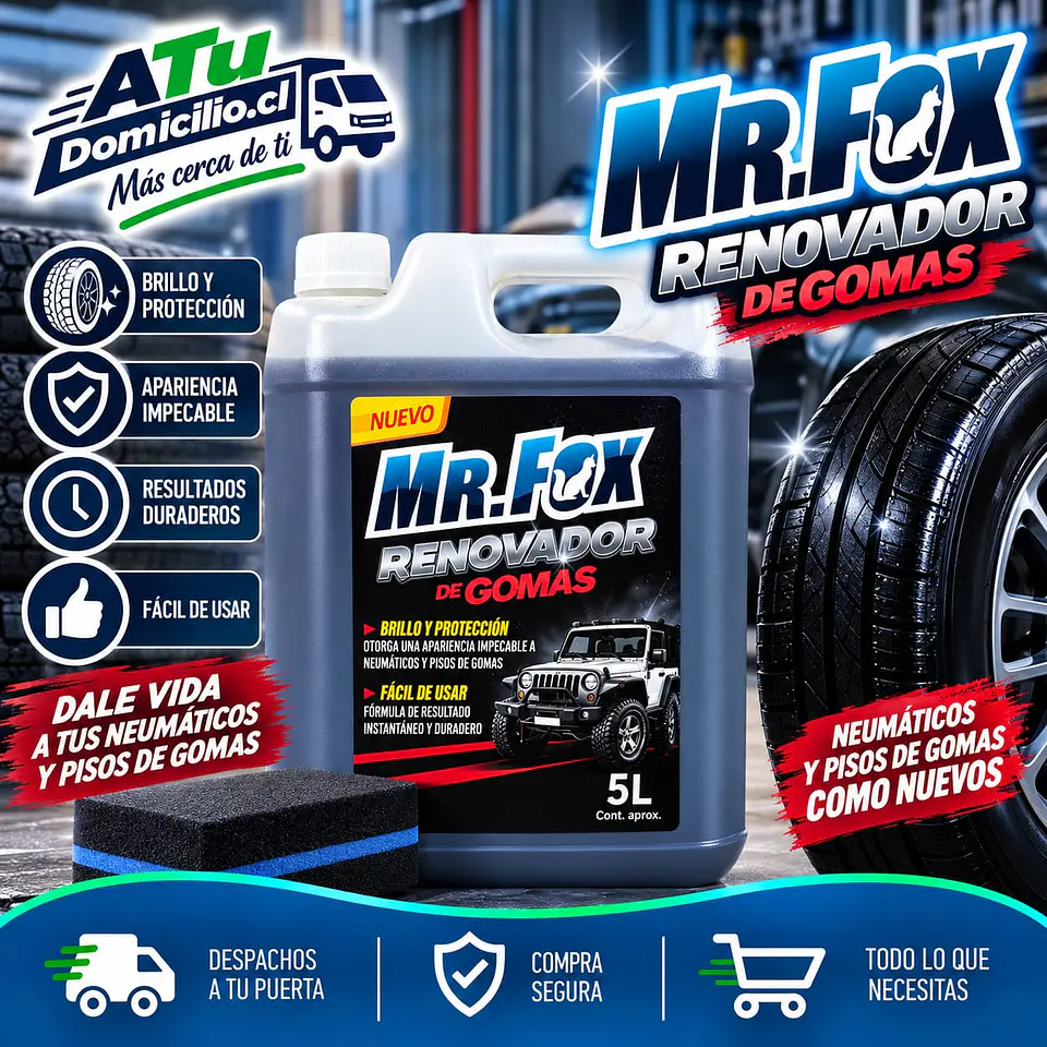 Renovador de Gomas Mr. Fox 5 L 1