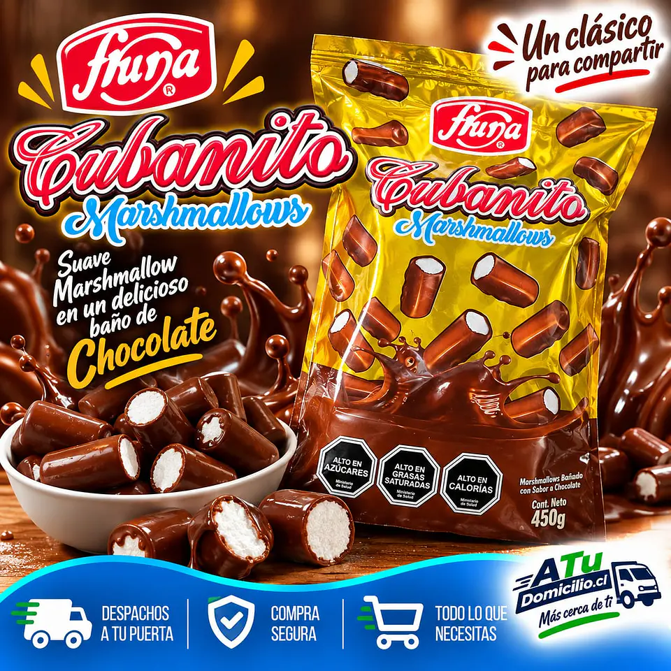 Cubanito marshmallows Fruna 450 gr 1