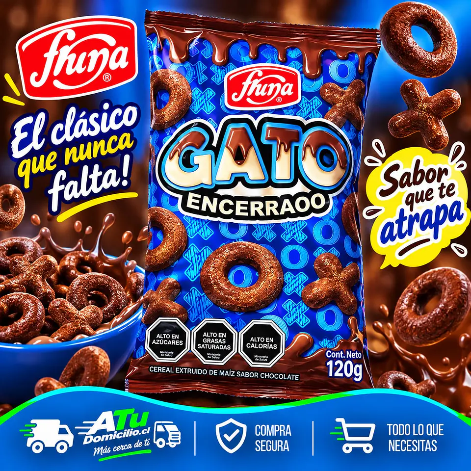 Suflés Gato Encerraoo Chocolate 120 g 1