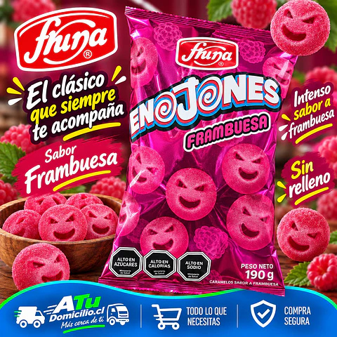 Suflés Enojones Frambuesa 190 g