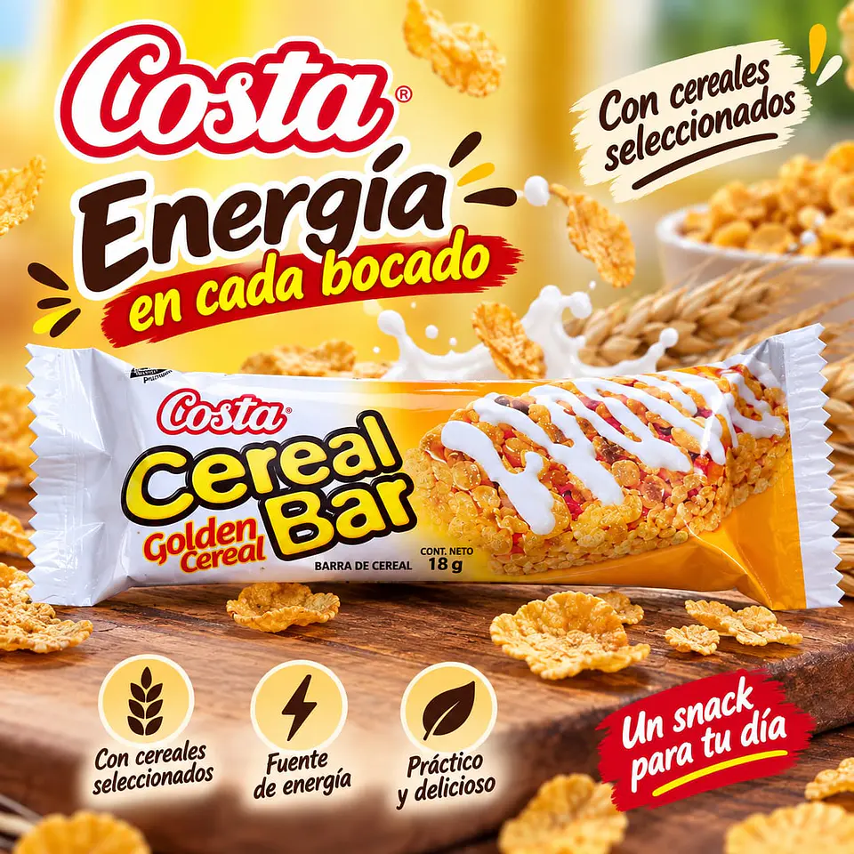 Barra de Cereal Golden Cereal Cerealbar 18 gr 1