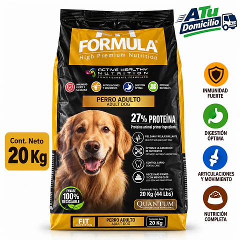 Alimento Perro Fit Formula Adulto 20 Kg