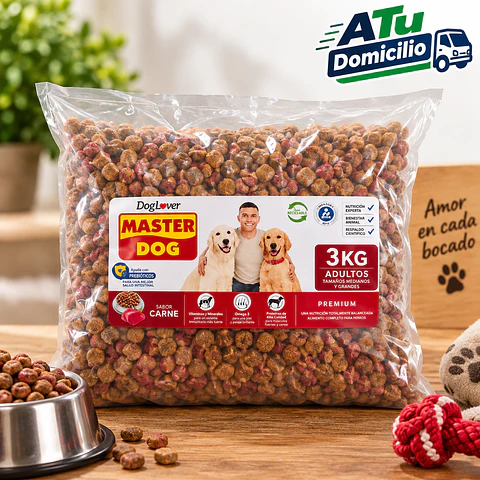 Alimento Perro Master Dog adulto carne 3kg