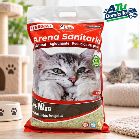 Arena sanitaria Gato La Roja 10kg
