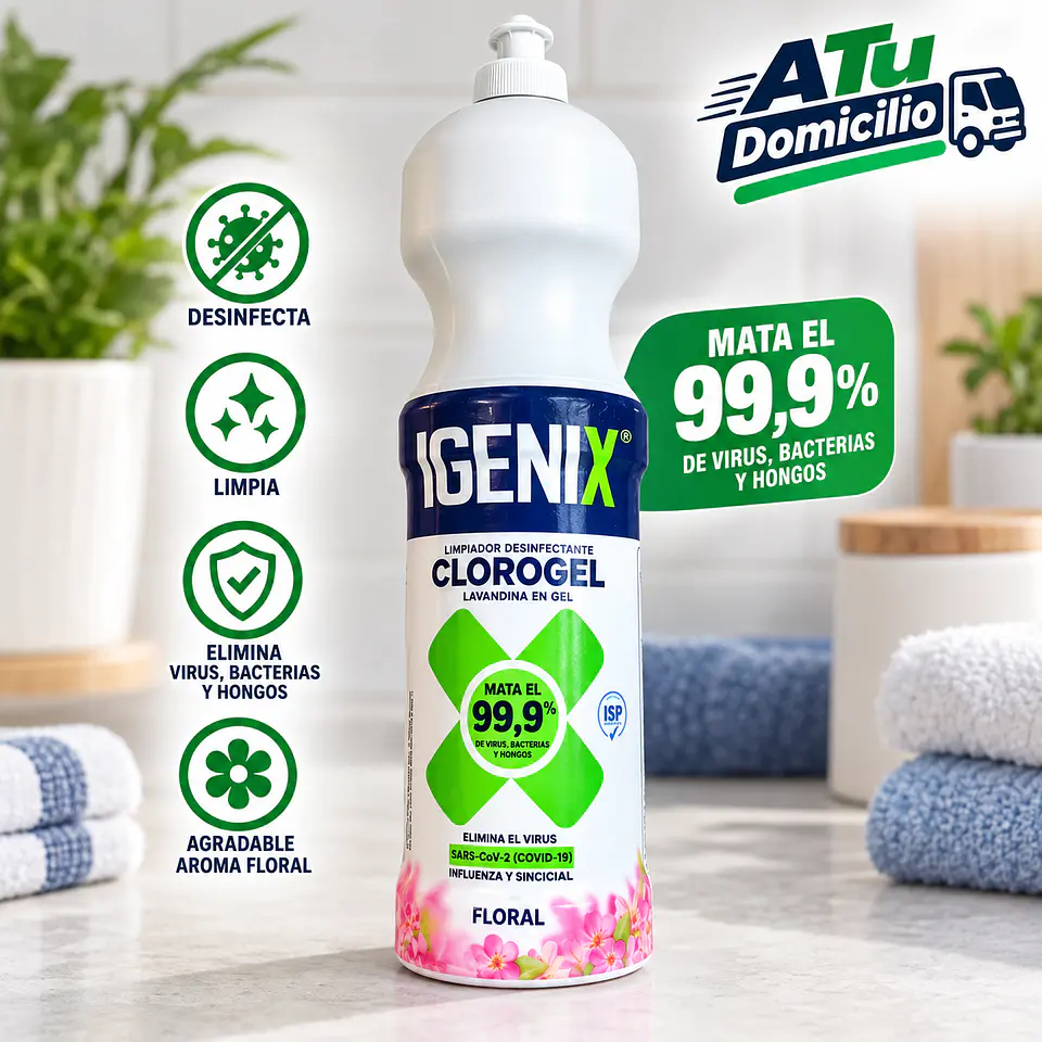 Cloro Gel Floral Igenix 1