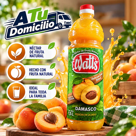 Néctar Watts Damasco 1,5 L