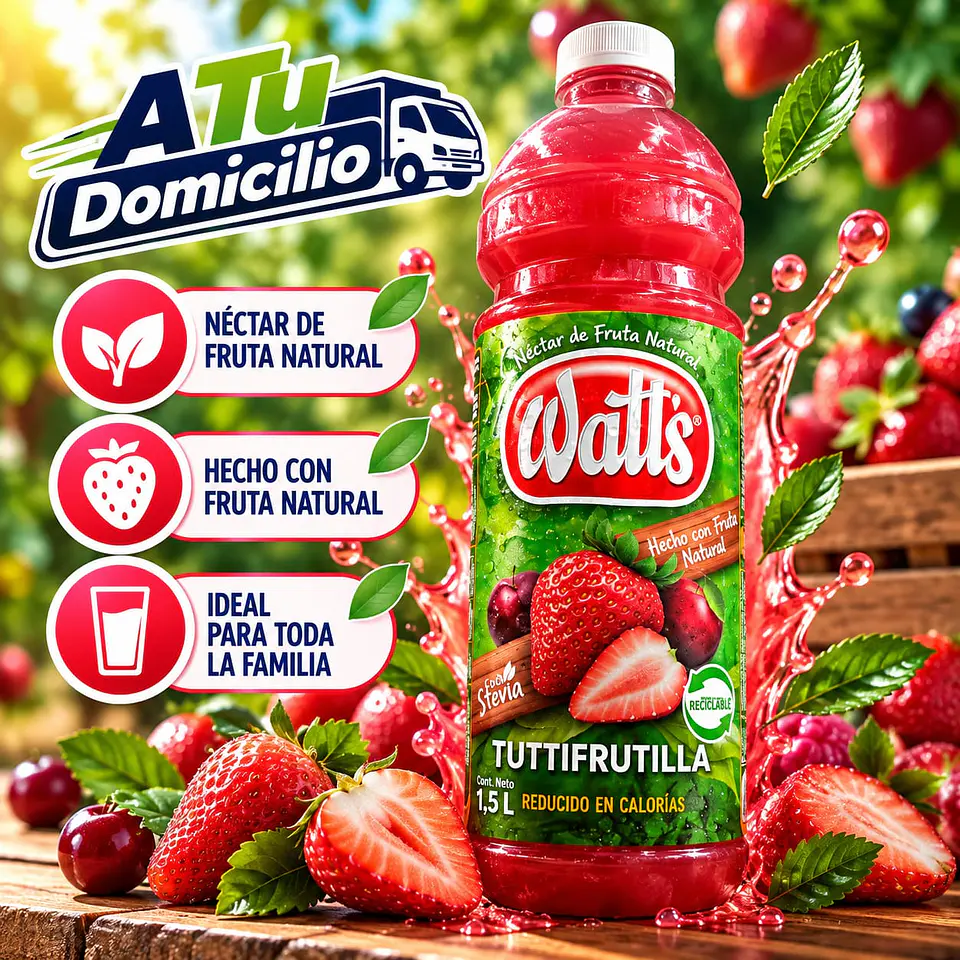 Néctar Watts Tuttifrutilla 1,5 L 1