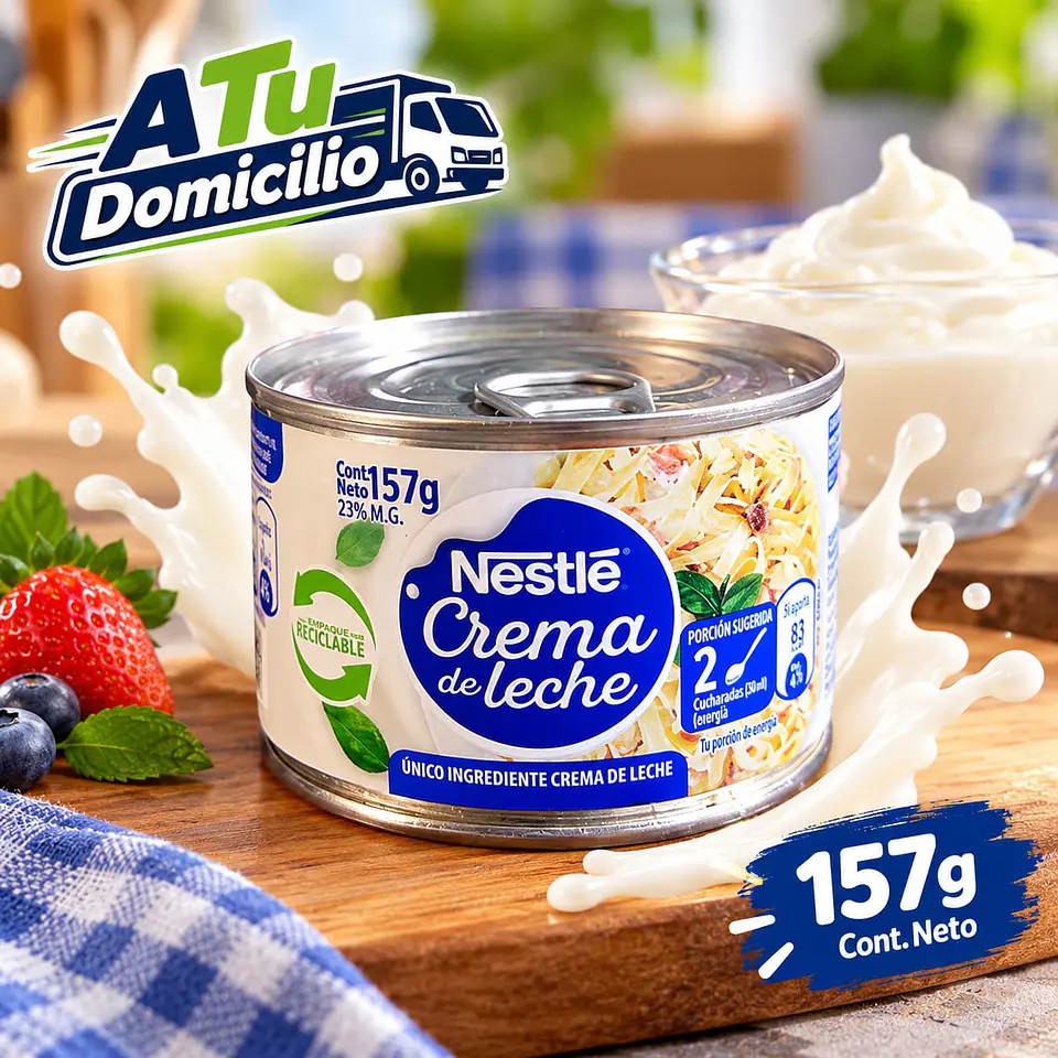 Crema de Leche Nestlé 157 g 1