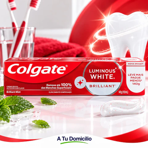 Pasta Dental Colgate Luminous White 140 g