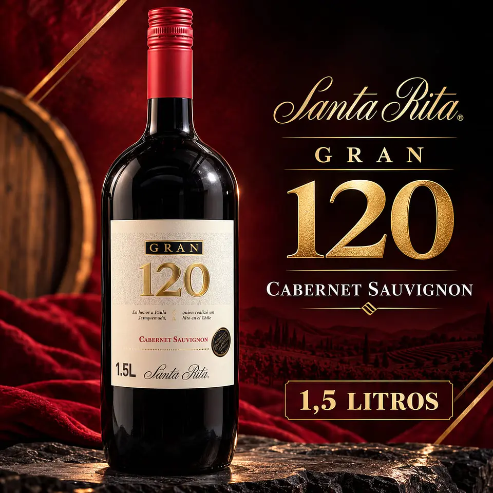Vino Santa Rita Botellón Gran 120 Cabernet sauvignon 1500cc 1