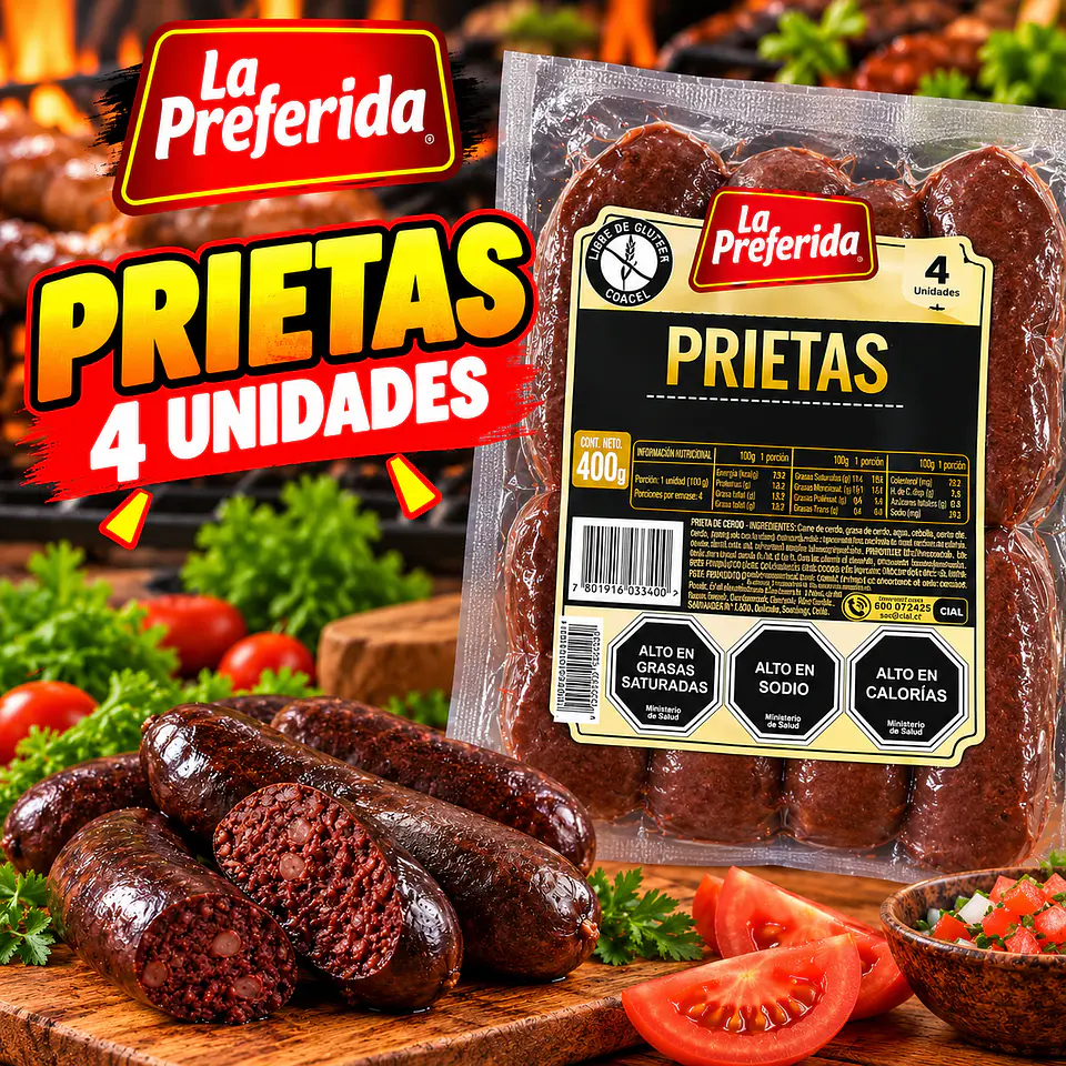 Prietas La Preferida 4 Un 400 g 1