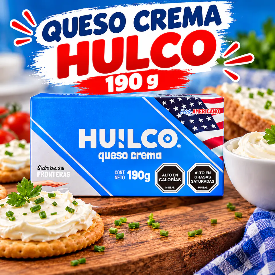 Queso Crema Hulco 190 g 1