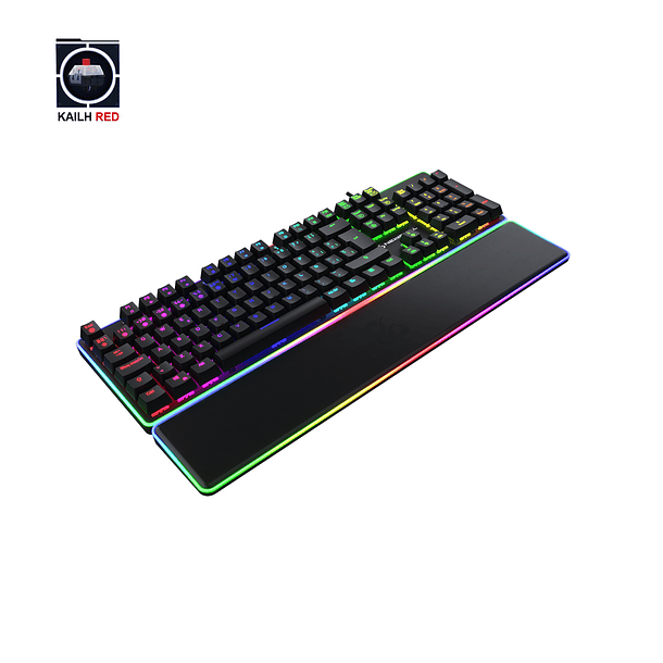 Teclado Gungnyr Gamer Pro Negro RGB Switch Gateron Red 4
