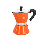 Cafetera Bellexpress 6 Tazas Naranja 2
