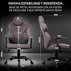 Silla Gamer Fafnir Gris-Negro 8