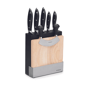 Set 5 Cuchillos con Tabla de Cortar Twist