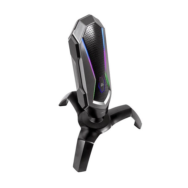 Microfono Gamer Profesional RGB Agni  Black Gray 2