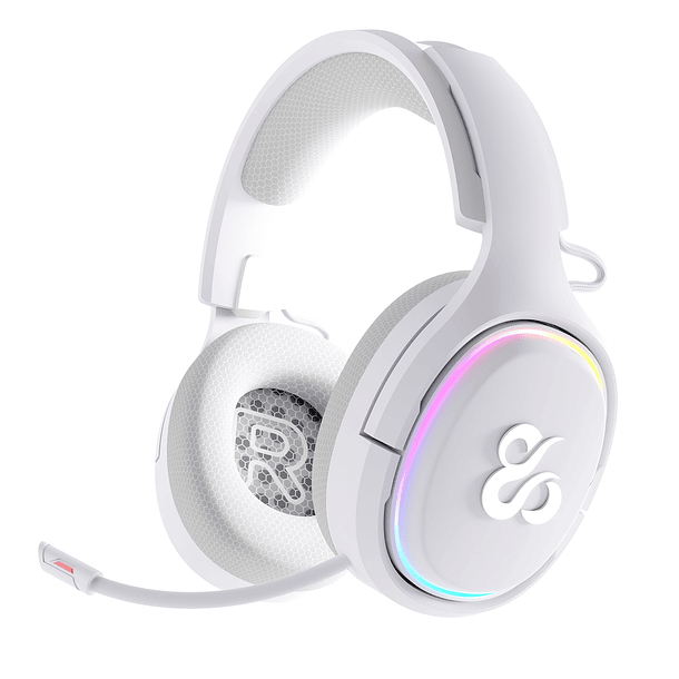 Audifono Gamer Inalambricos Aton Ivory 1