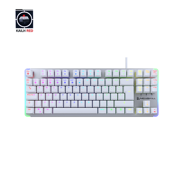 Teclado Gamer Gungnyr Pro Ivory RGB Switch Gateron Red 2
