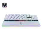 Teclado Gungnyr Gamer TKL Pro Ivory RGB Switch Gateron Red 3