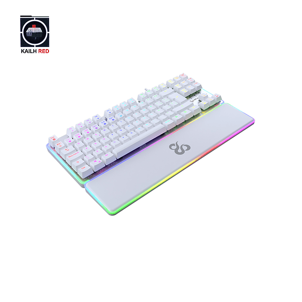 Teclado Gamer Gungnyr Pro Ivory RGB Switch Gateron Red 6