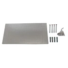Panel Perforado PanelClik 1200x400 Gris + 8 Ganchos 1