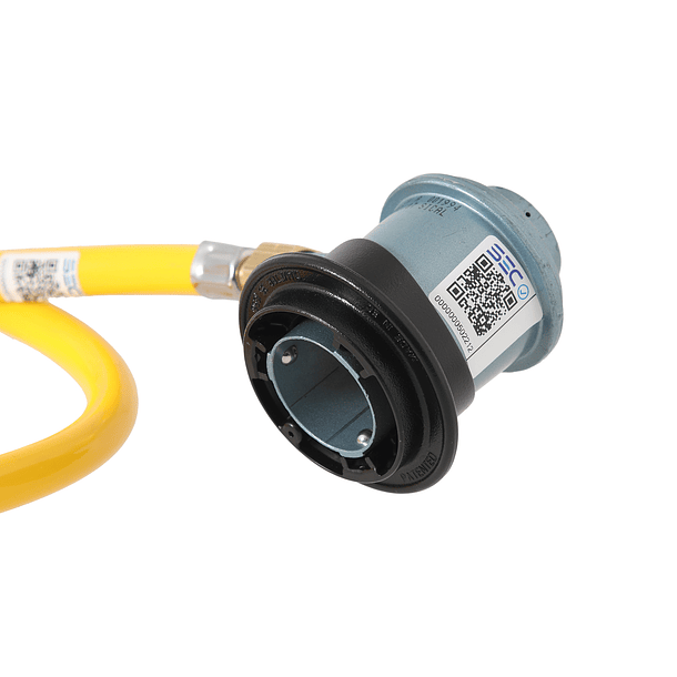 Kit Regulador Gas + Manguera 1000-35 mm 3/8 x 3/8 Hi KÜSTEK 4