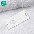 Set Toalla de Baño, Mano y Cara 550 grs/mt2 Essentials 100% Algodón Blanca 2