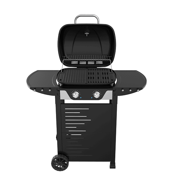 Parrilla Electrica 2 Tubos Calefactores Manhattan Black 4
